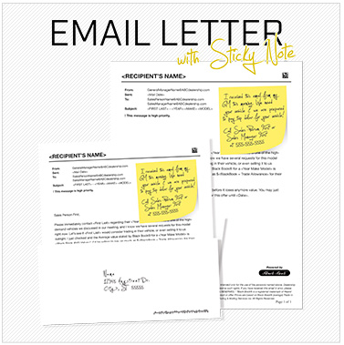 Automotive Email Letter Sample
