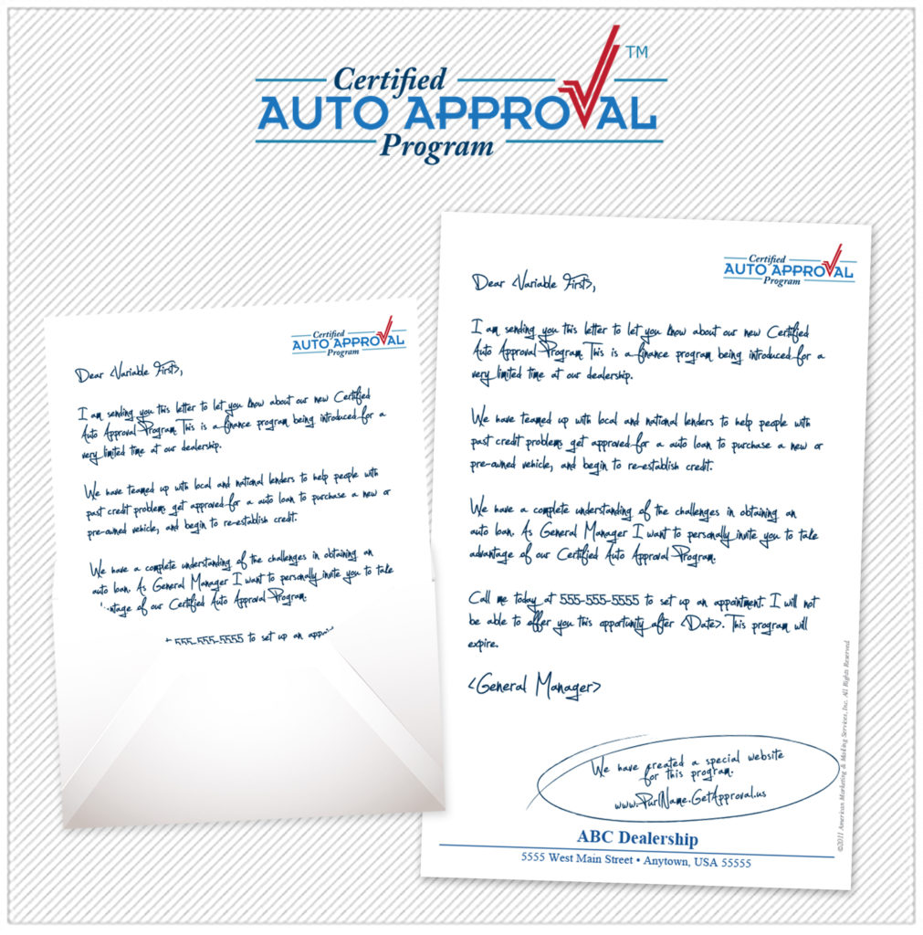 Certified Auto Approval Note