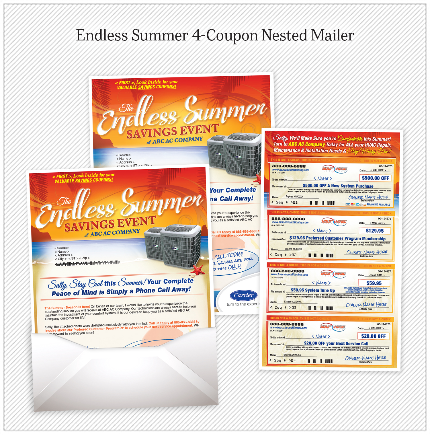 Summer 4 coupon nested mailer