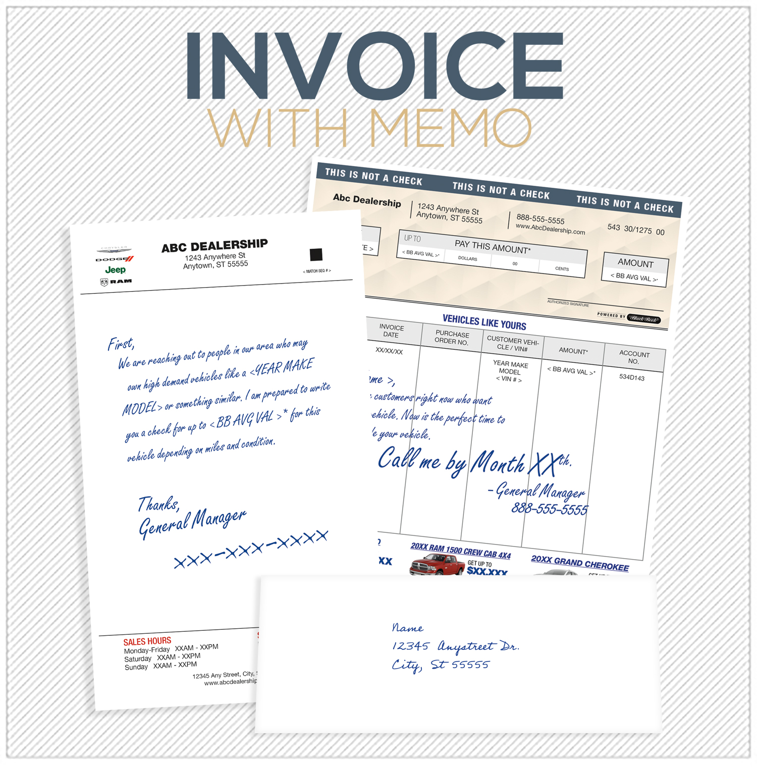 Invoice With Letter